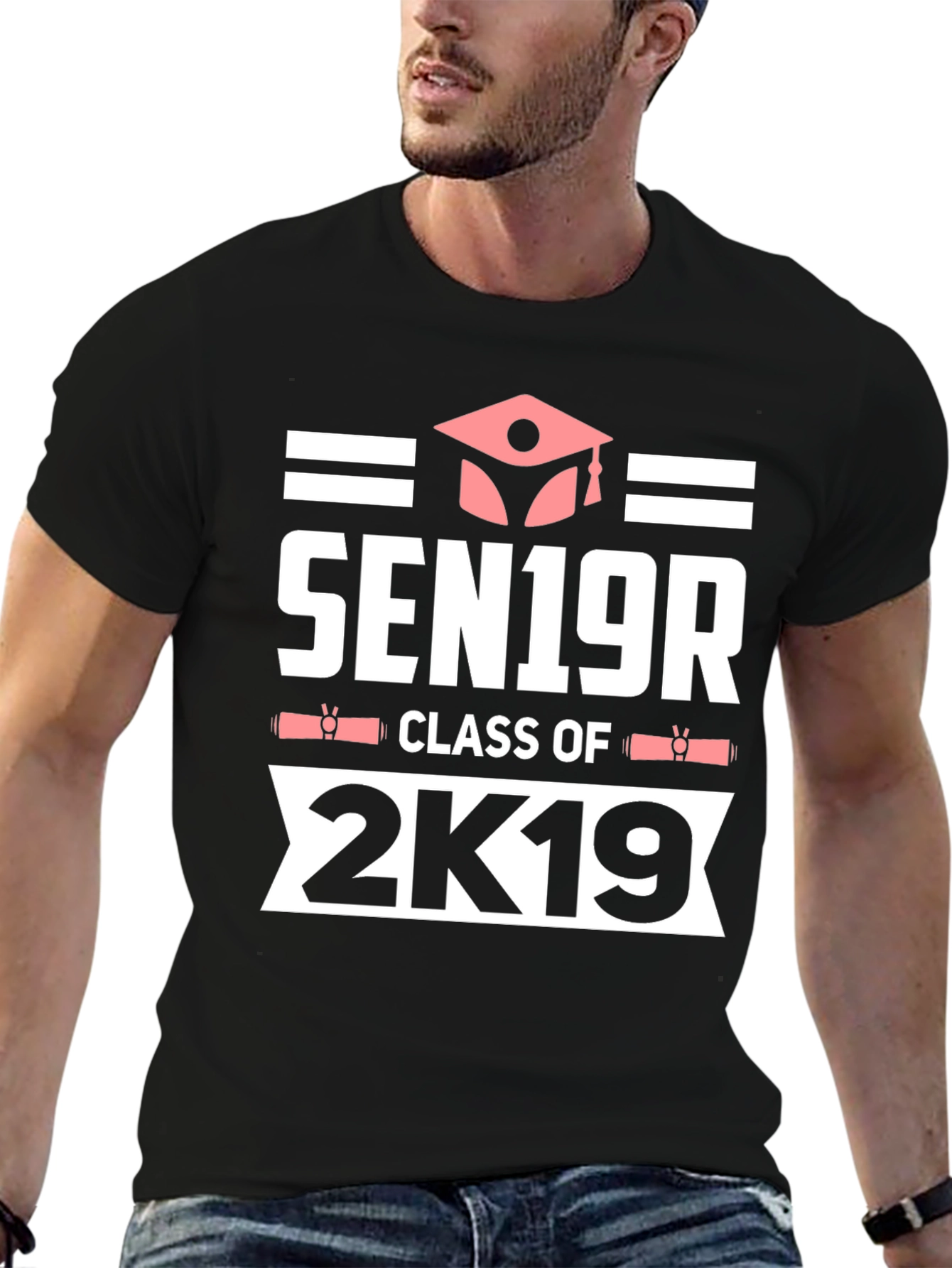 Senior Class of 2K19 Black T-Shirt