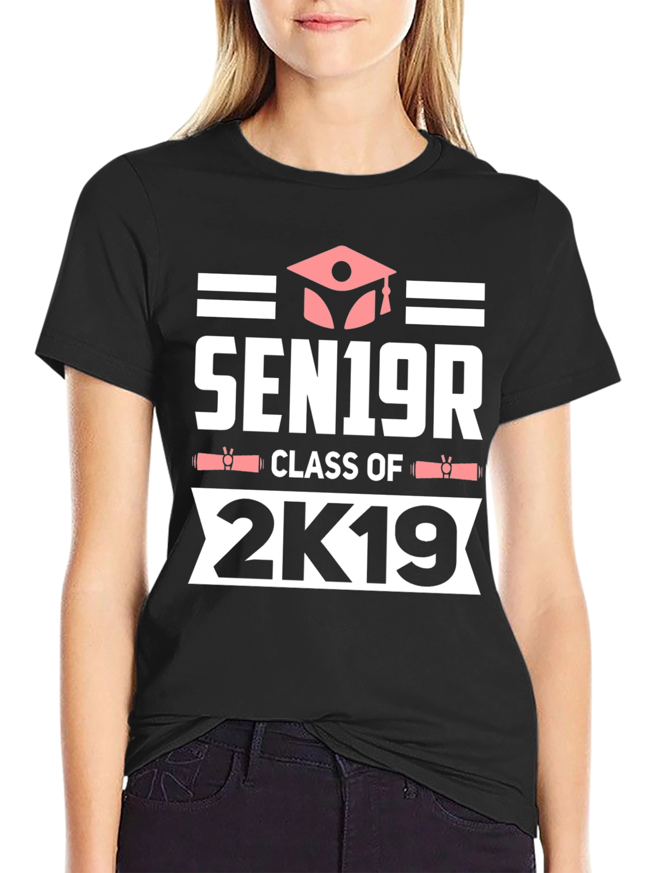 Senior Class of 2K19 Black T-Shirt