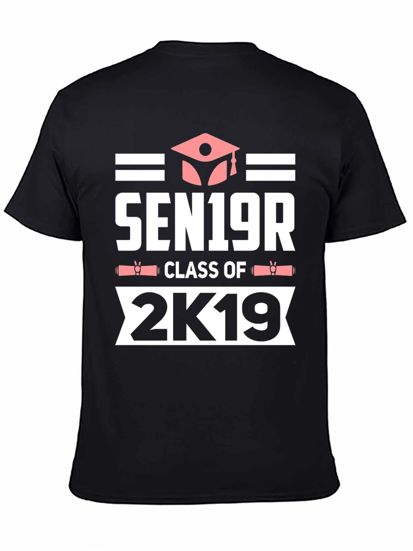 Senior Class of 2K19 Black T-Shirt