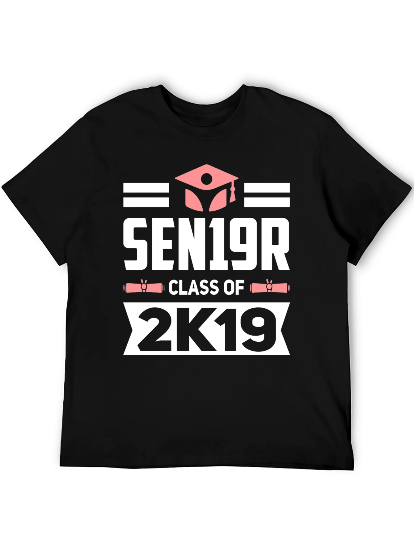 Senior Class of 2K19 Black T-Shirt