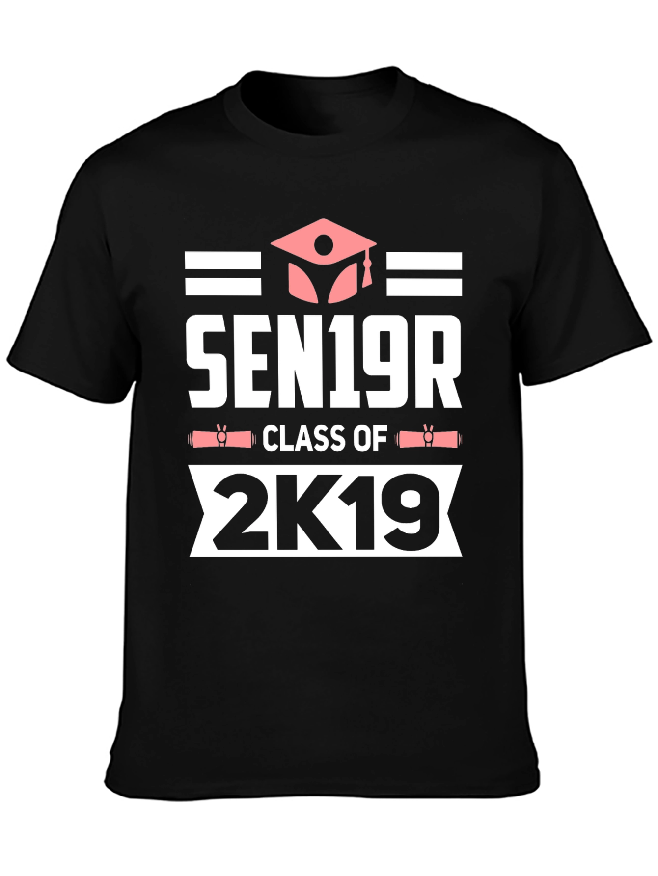Senior Class of 2K19 Black T-Shirt