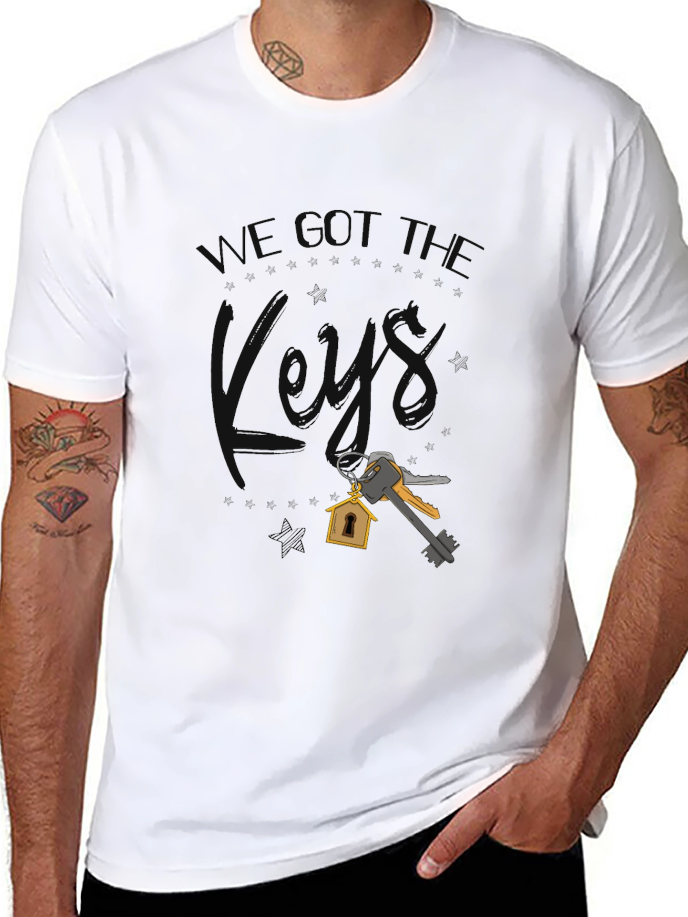 New Homeowner Keys Graphic T-Shirt