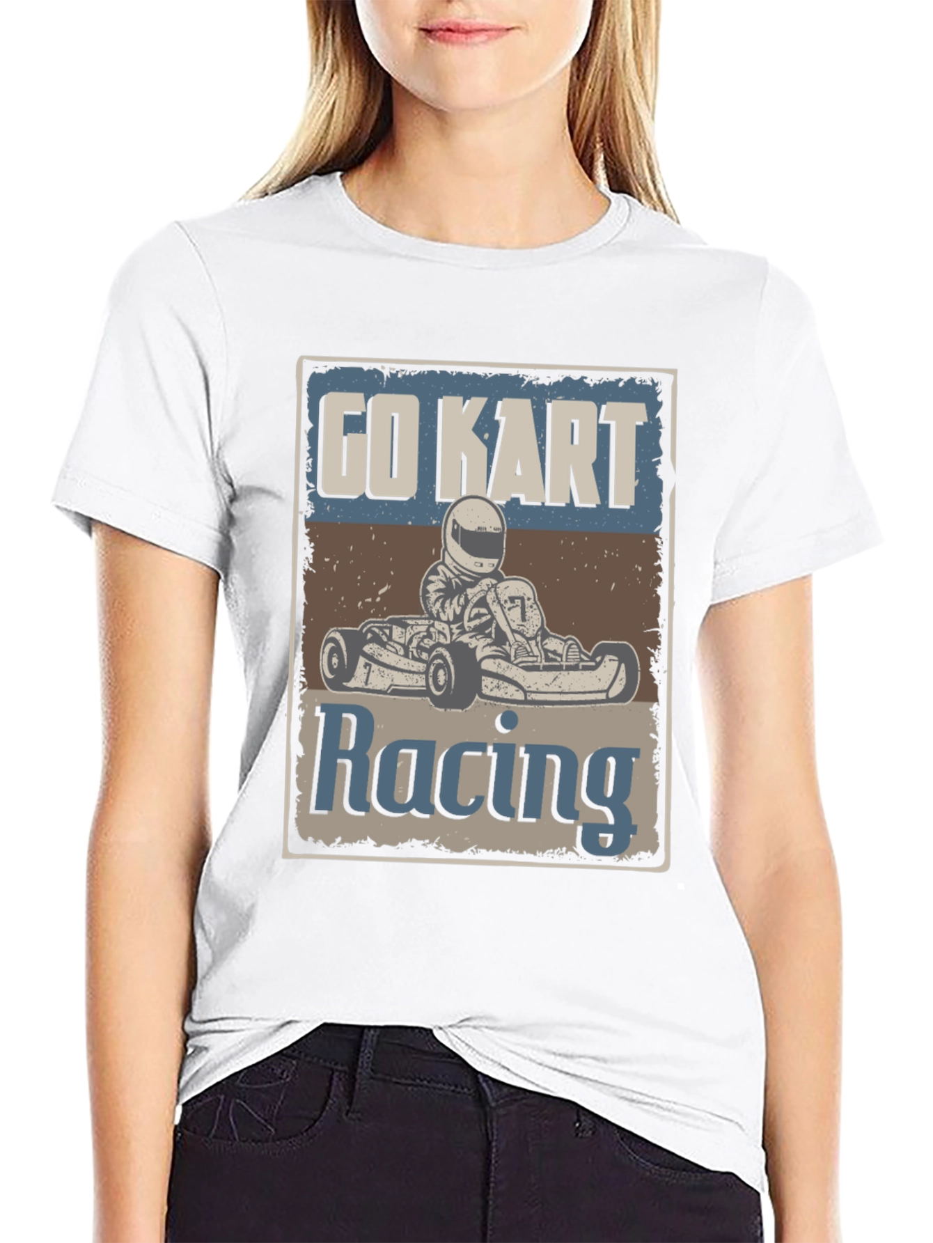 Go Kart Racing Graphic T-Shirt