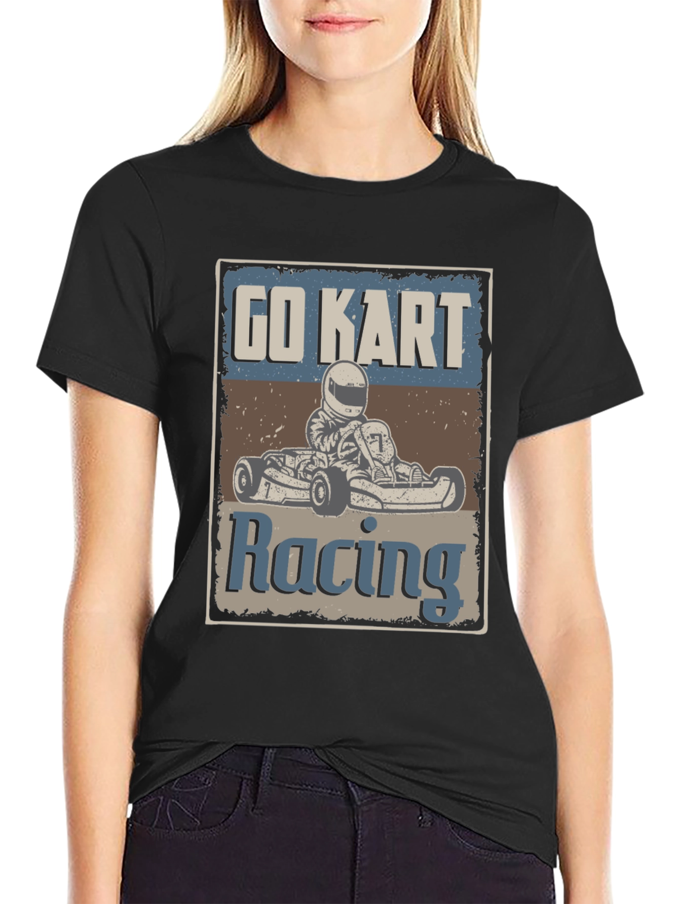 Go Kart Racing Graphic T-Shirt