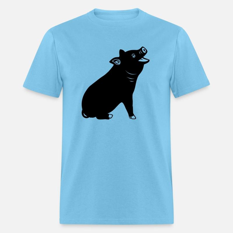 Cheerful pig Shadow image