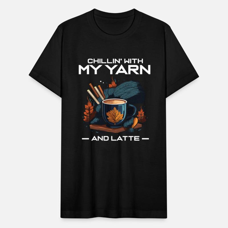 Chillin' with my Yarn and Latte