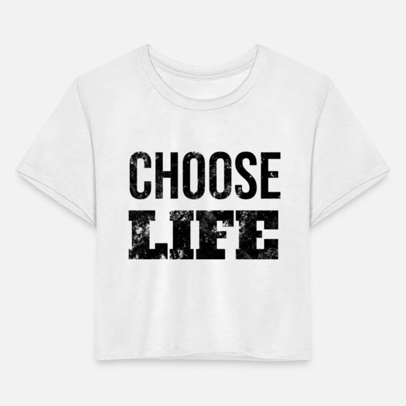 Choose Life black lettering