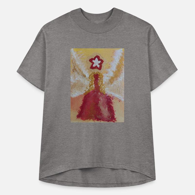 christmas angel of anticipation and happiness