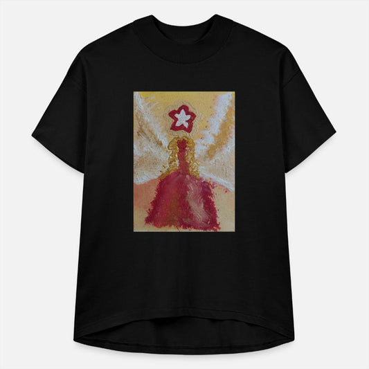 christmas angel of anticipation and happiness