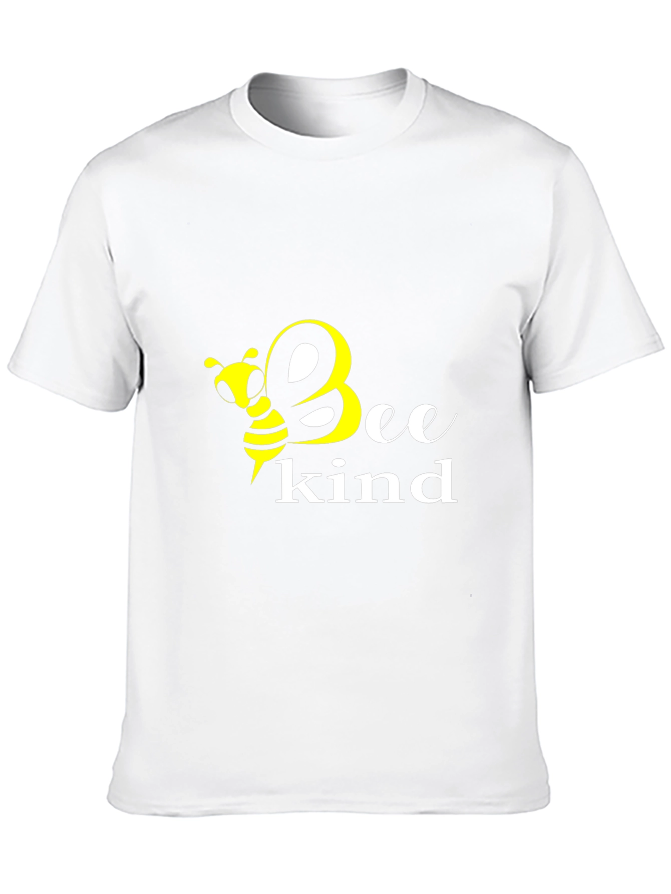 Bee Kind Graphic Tee - Black Cotton T-Shirt