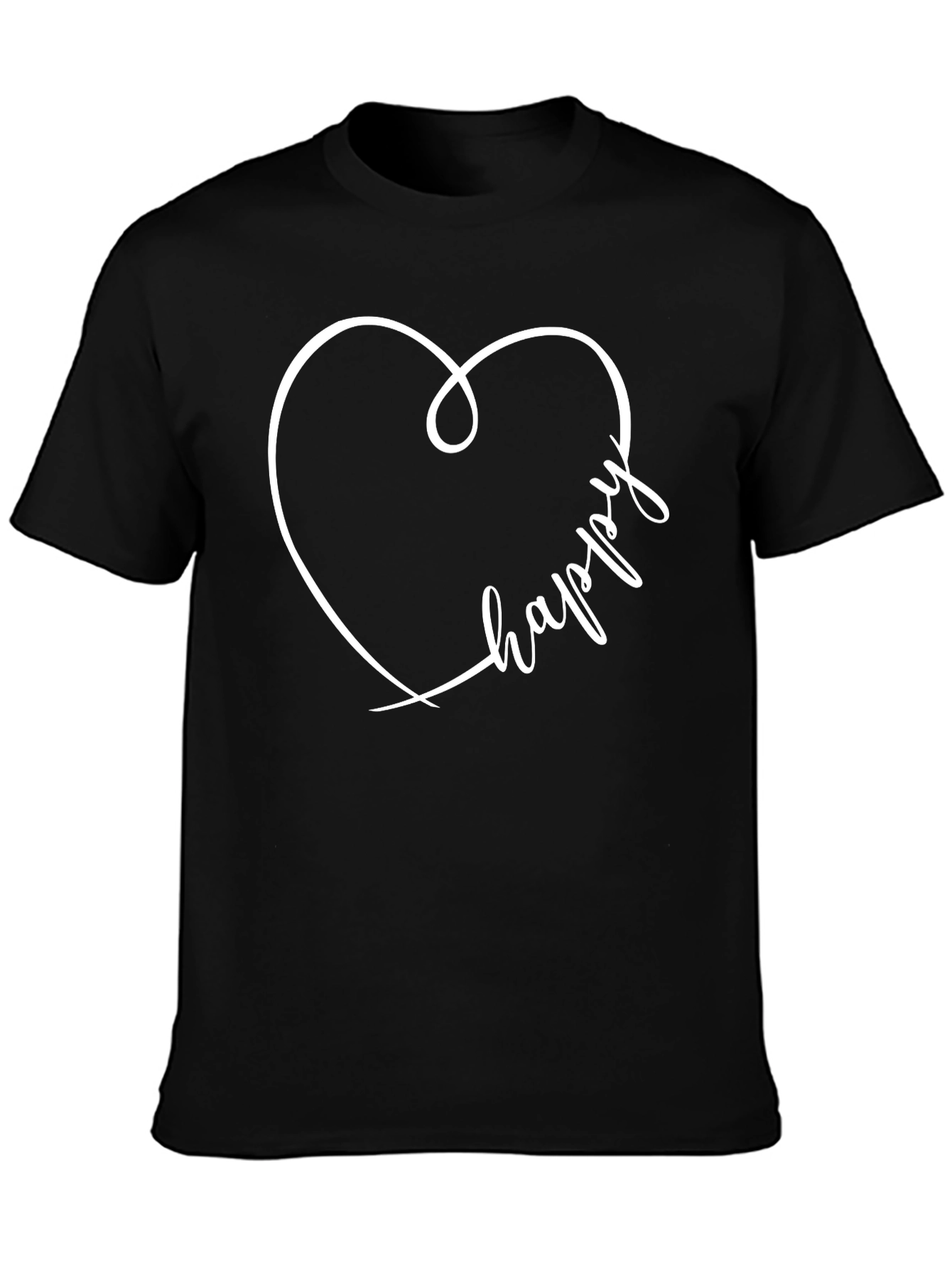 Happy Heart T-Shirt - Casual Style