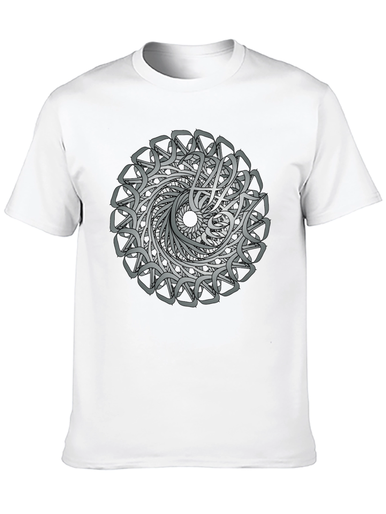 Celtic Knot Mandala Graphic Tee - Black