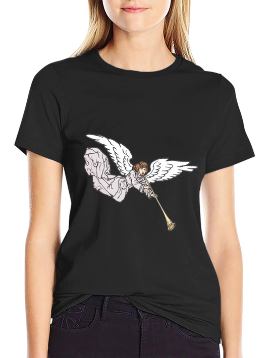 Angel Trumpet Black T-Shirt