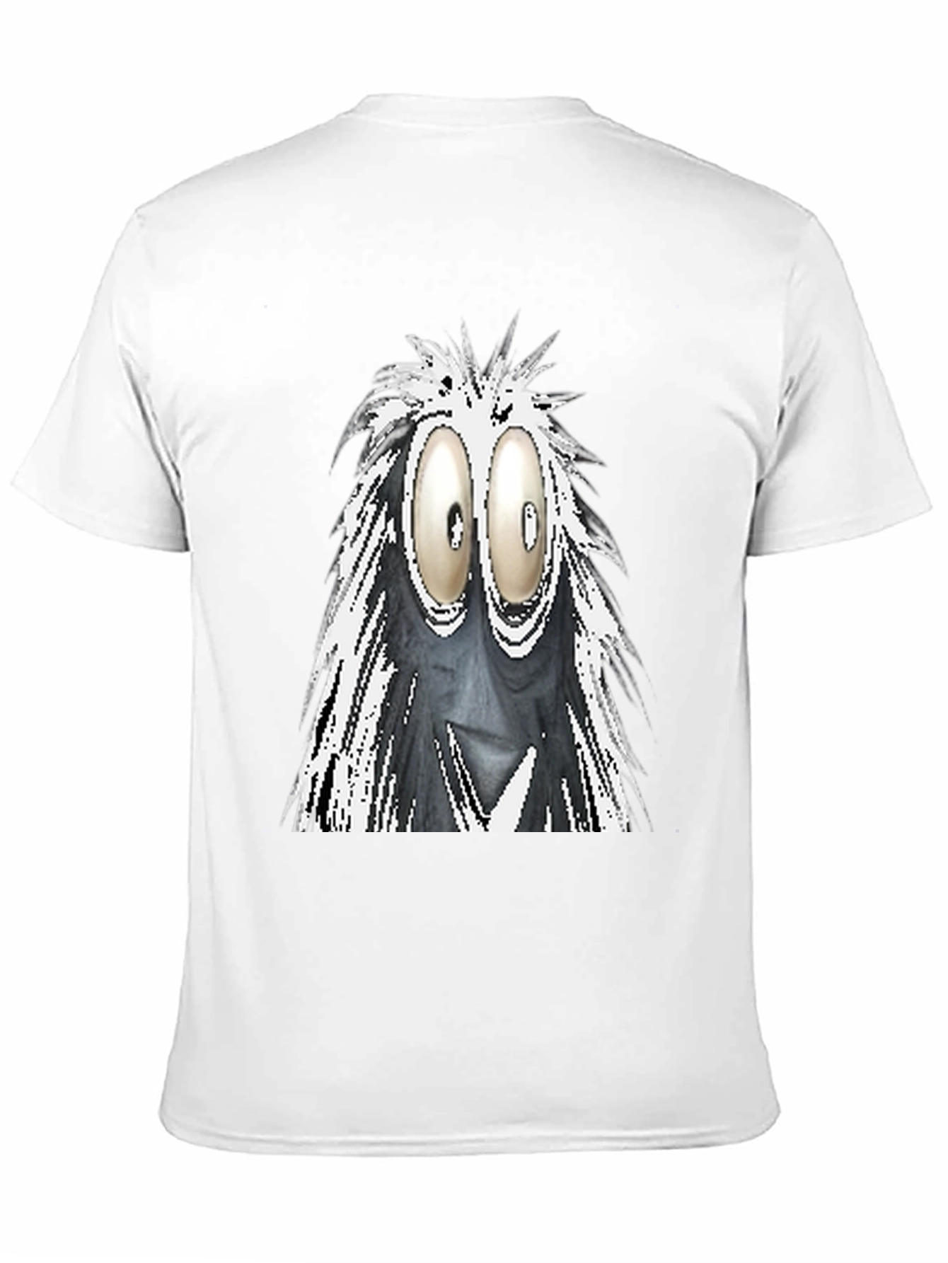 Googly Eyes Monster Graphic Tee - Black