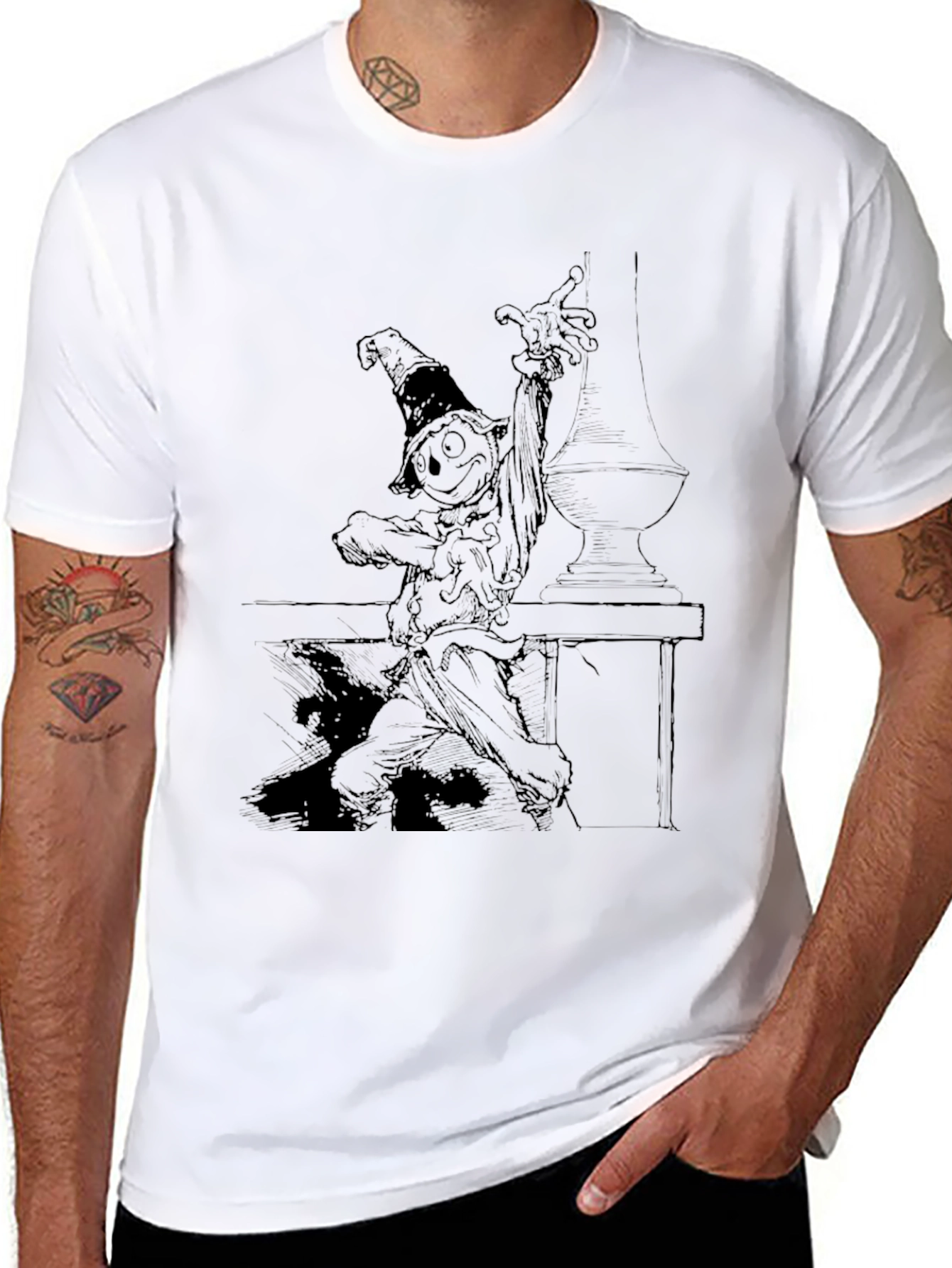 Scarecrow Graphic Tee - Wizard of Oz Inspired