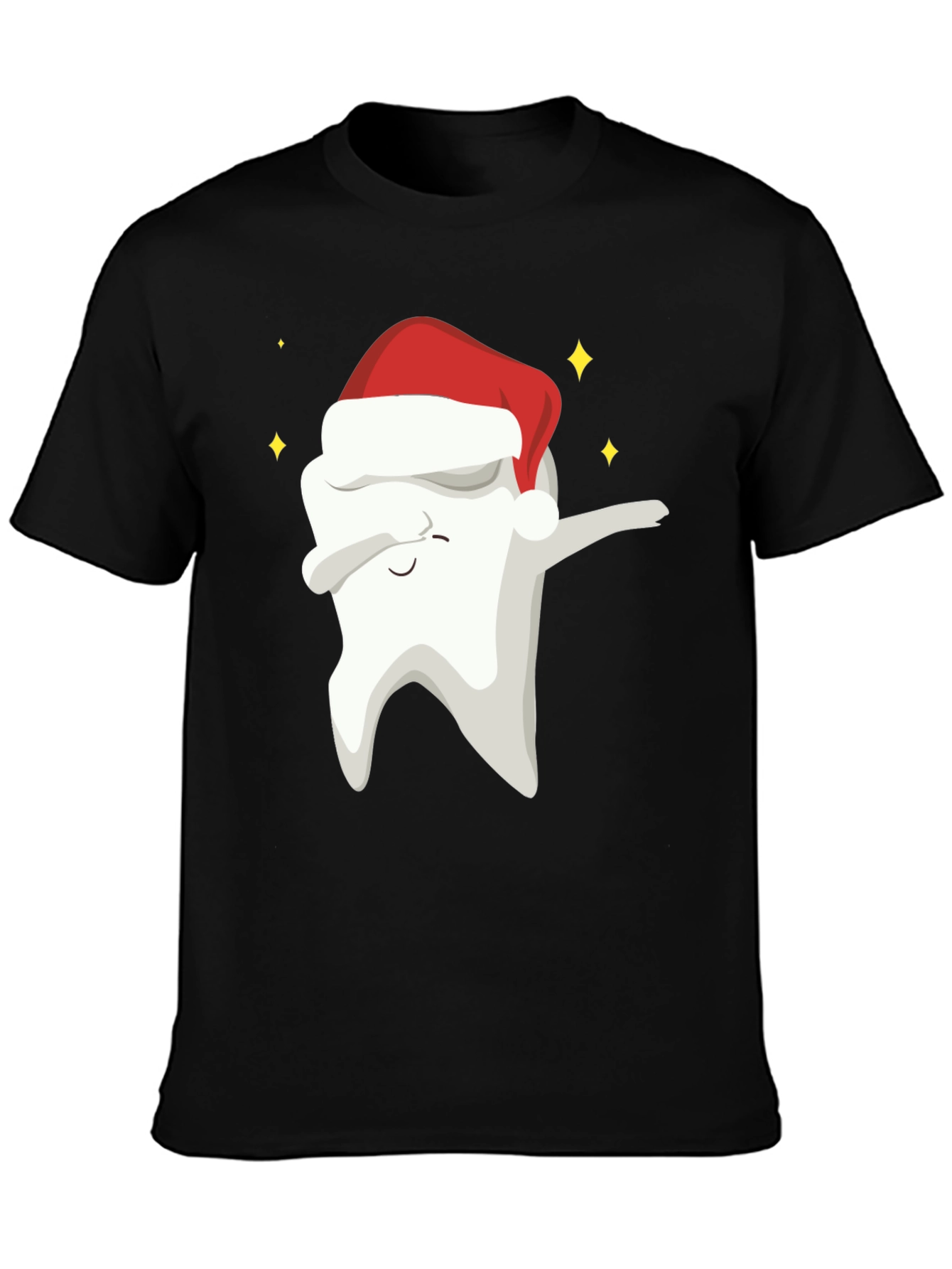 Festive Dental Dab T-Shirt - Holiday Tooth Tee