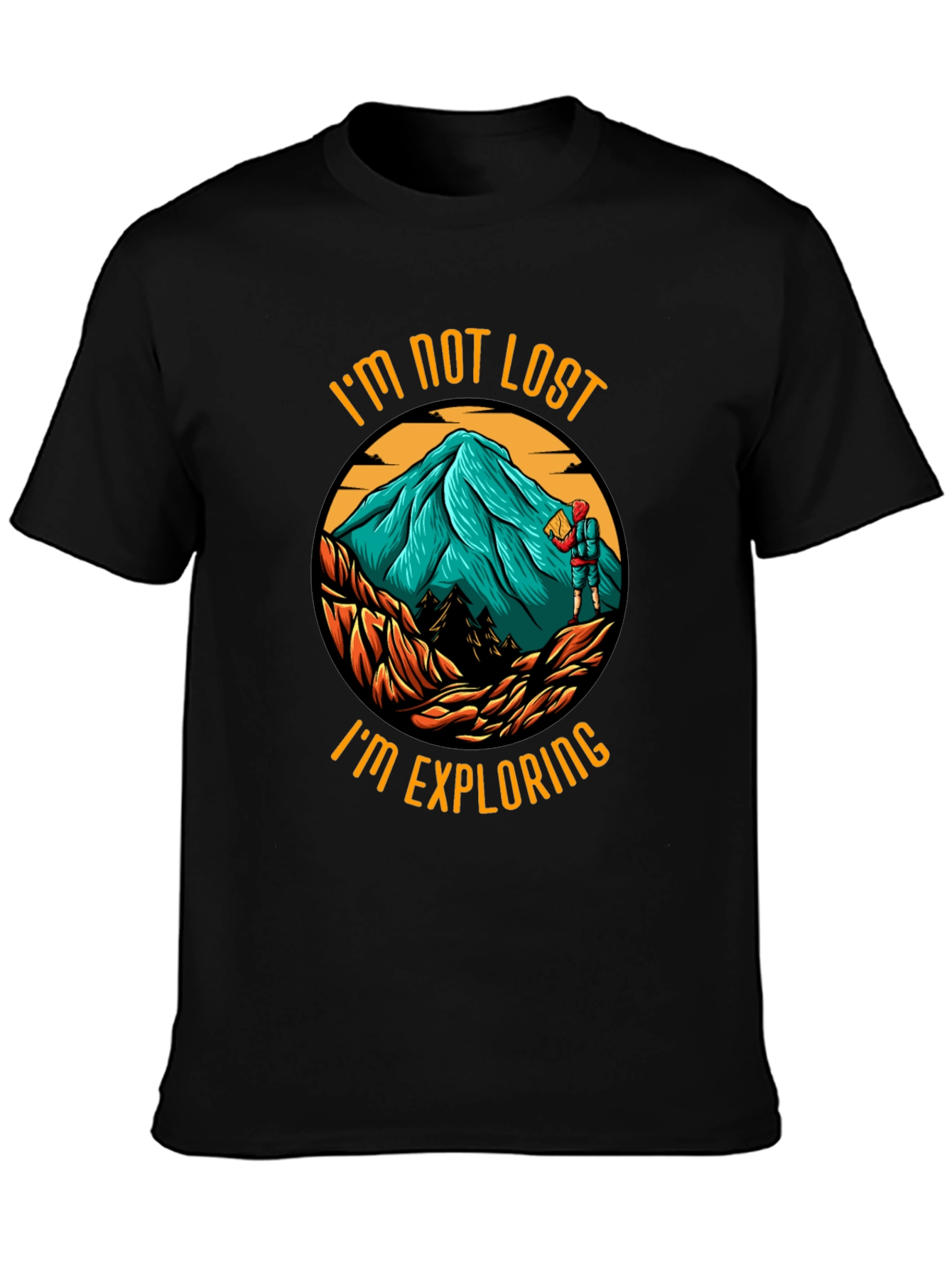 Im Not Lost Im Exploring Graphic Tee
