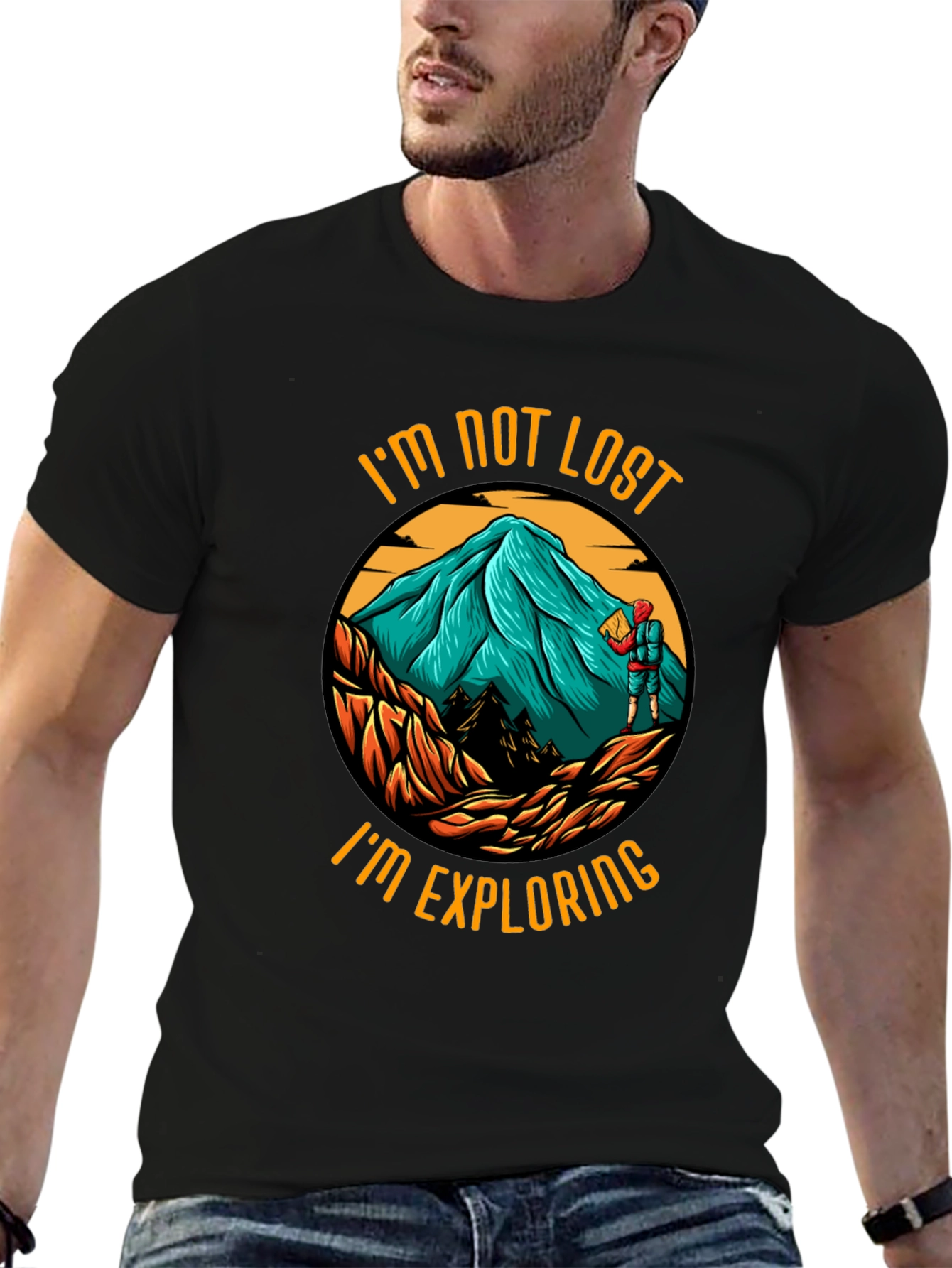 Im Not Lost Im Exploring Graphic Tee