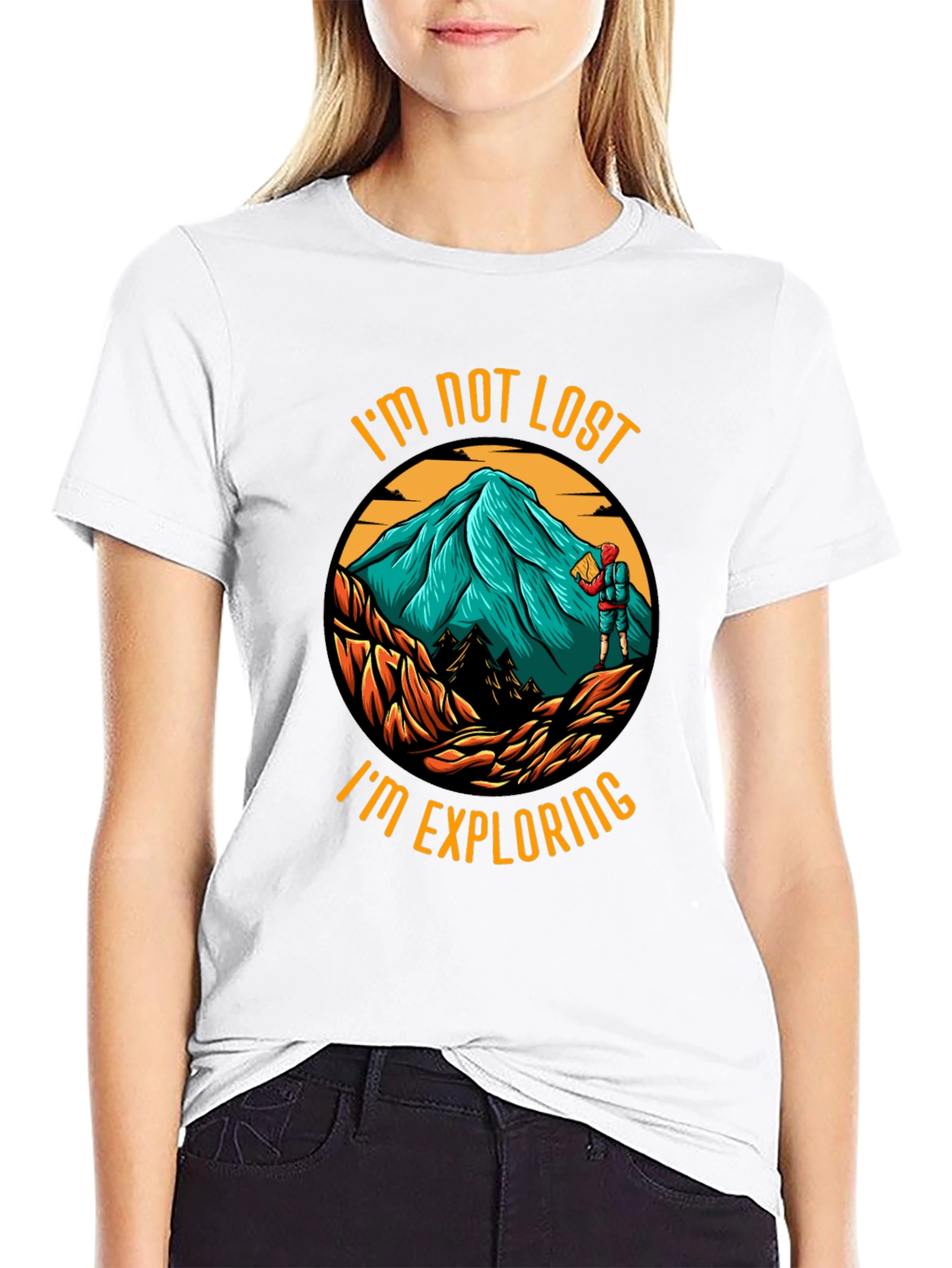 Im Not Lost Im Exploring Graphic Tee
