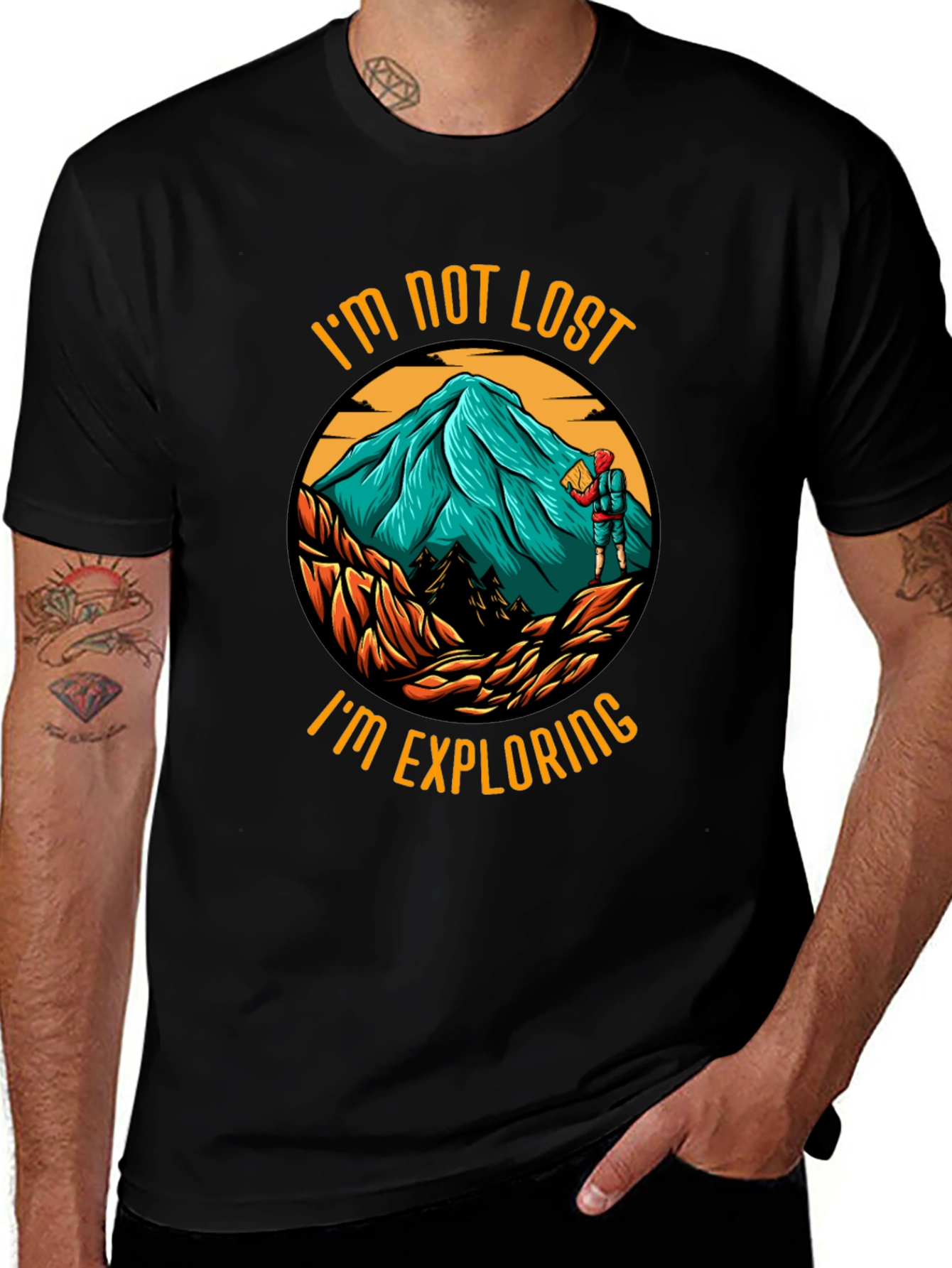 Im Not Lost Im Exploring Graphic Tee