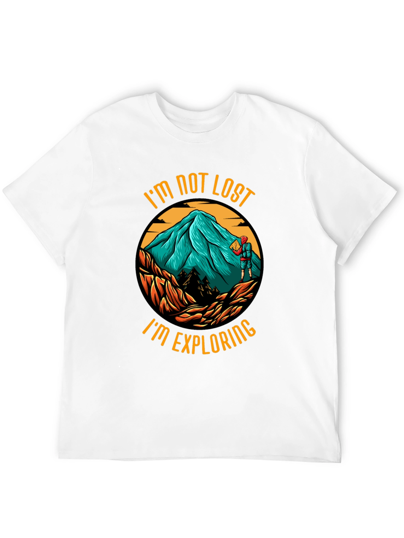 Im Not Lost Im Exploring Graphic Tee