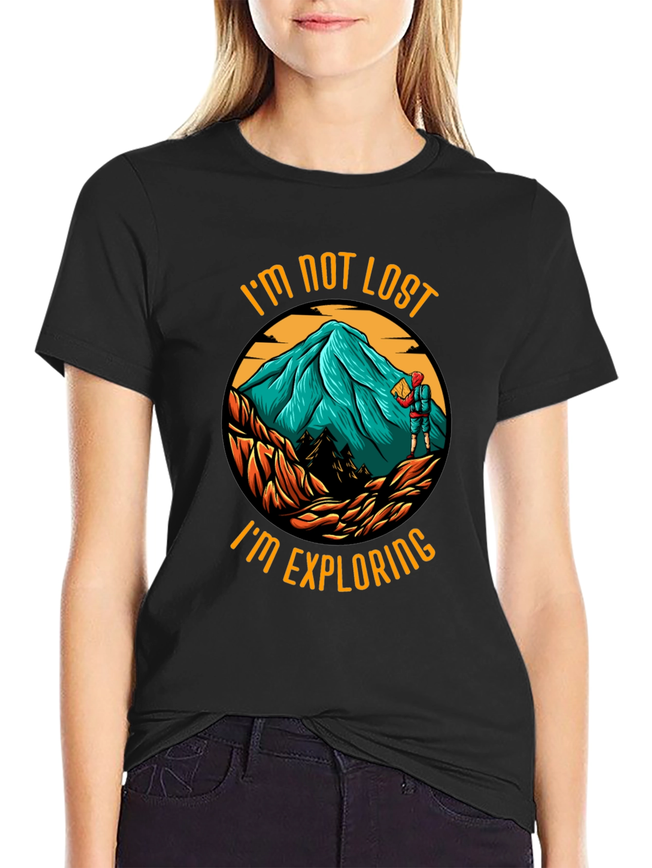 Im Not Lost Im Exploring Graphic Tee