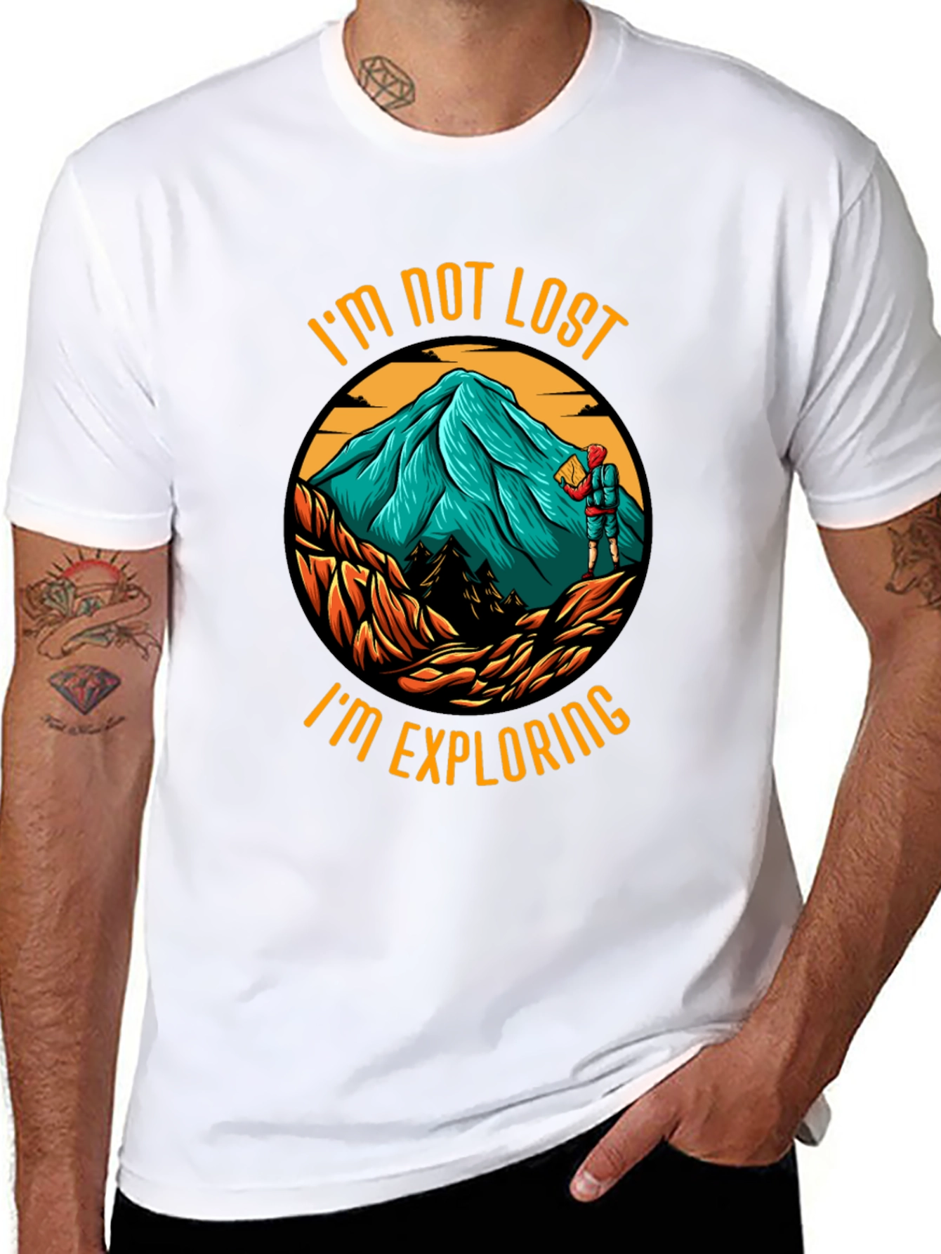 Im Not Lost Im Exploring Graphic Tee