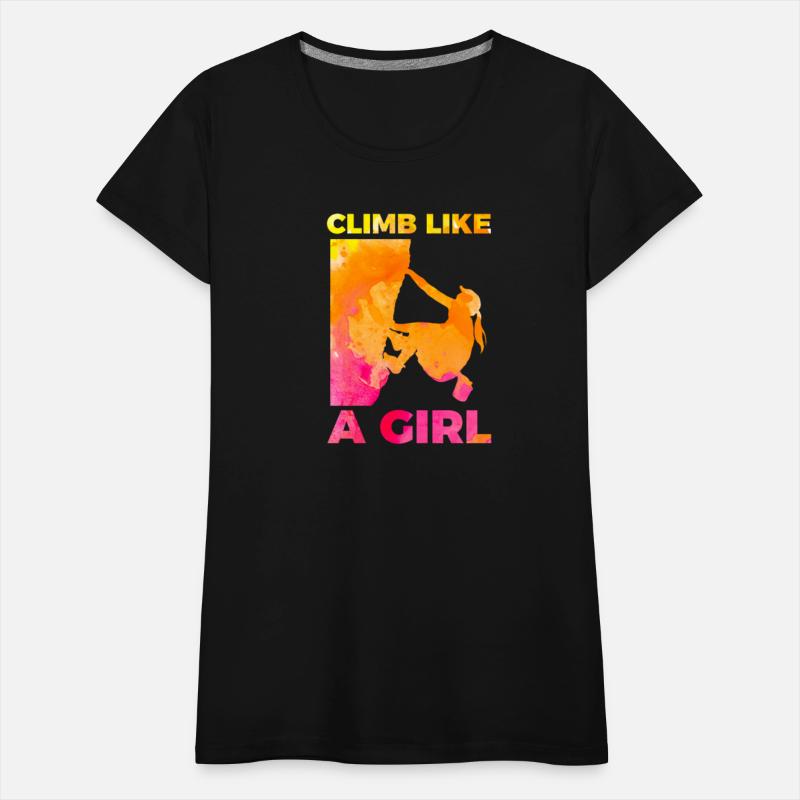 Climb Like A Girl Climbing Climber