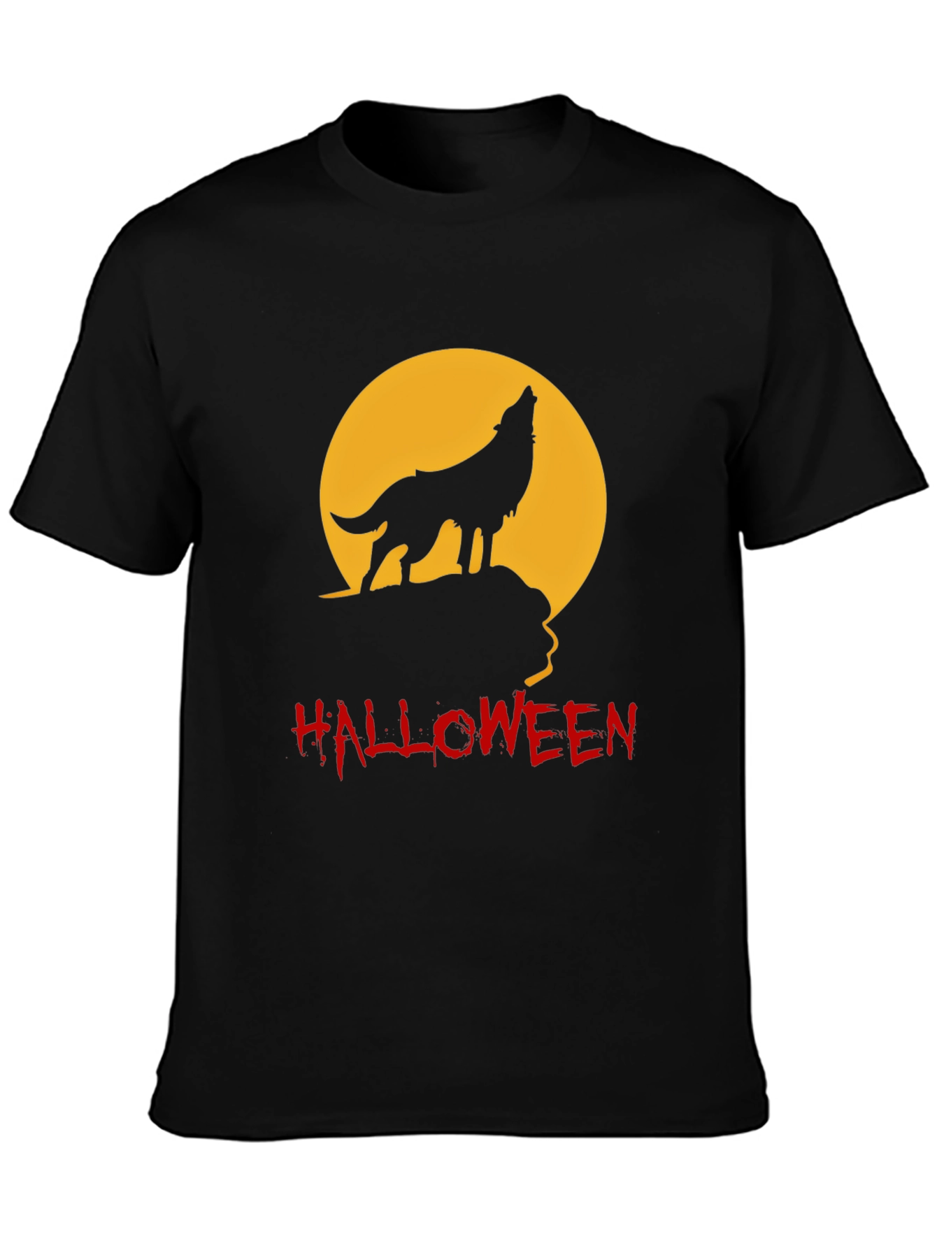 Halloween Wolf Moon Graphic Tee