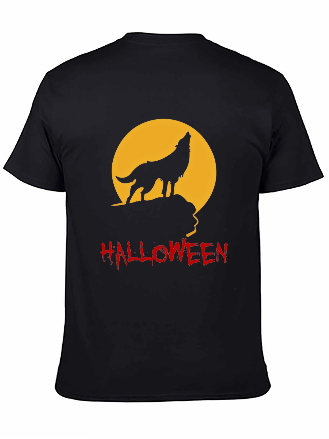 Halloween Wolf Moon Graphic Tee