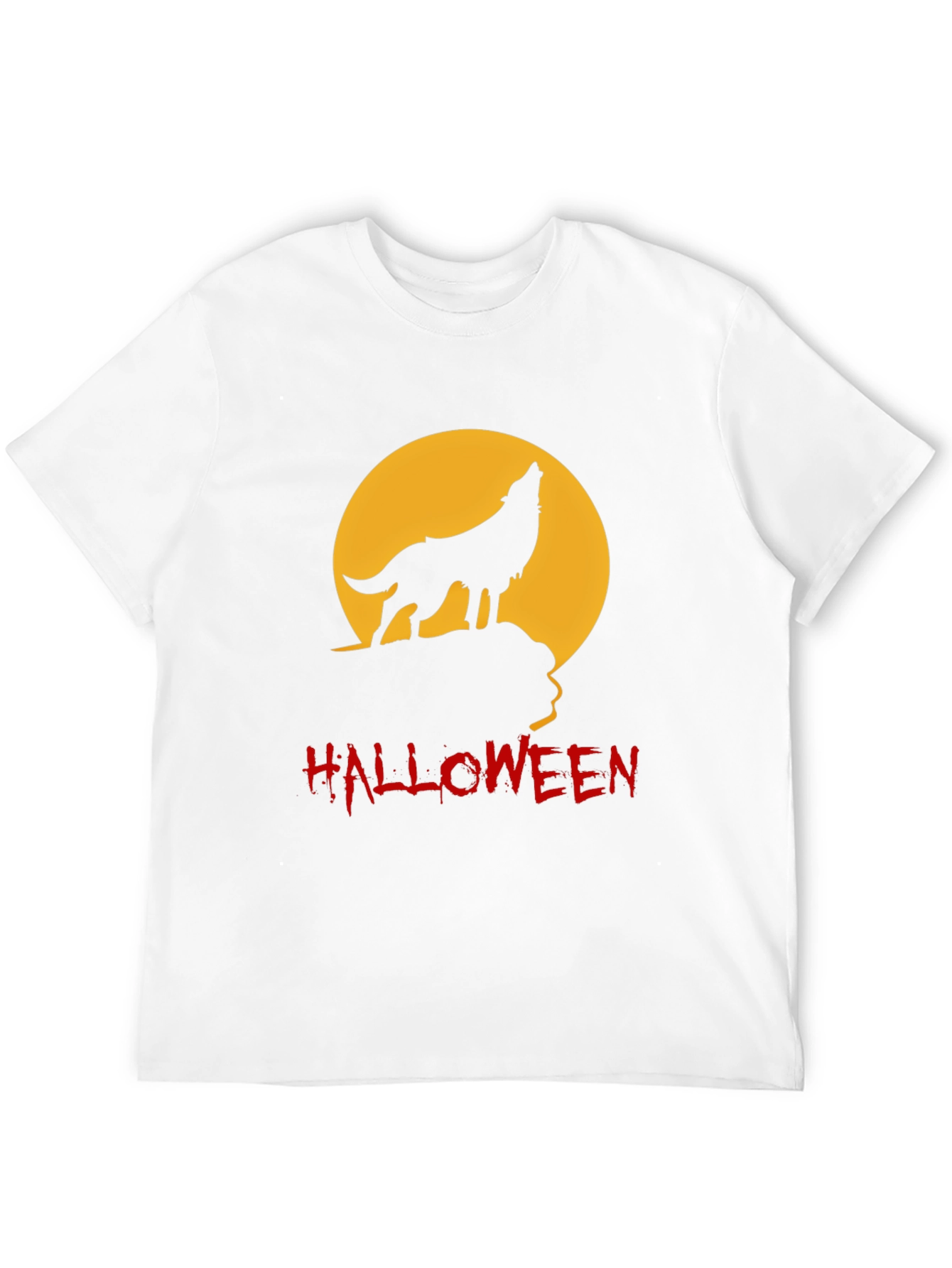 Halloween Wolf Moon Graphic Tee