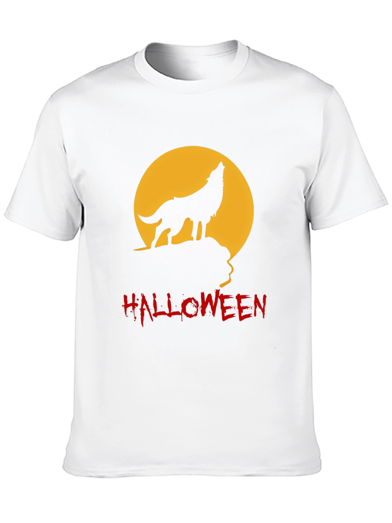Halloween Wolf Moon Graphic Tee