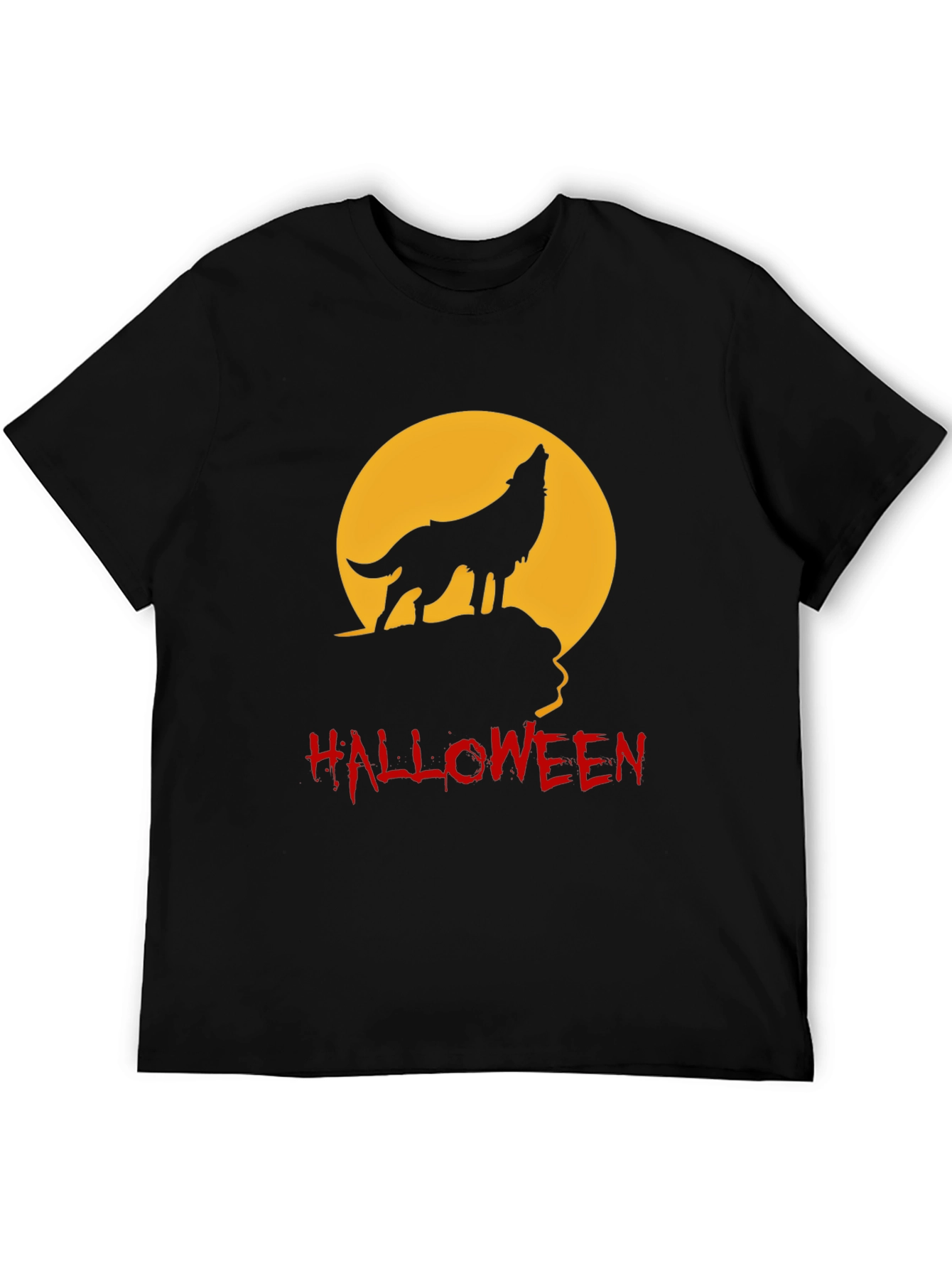 Halloween Wolf Moon Graphic Tee