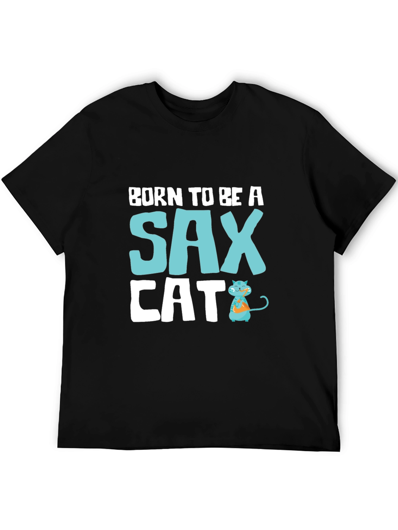 Born to Be a Sax Cat T-Shirt