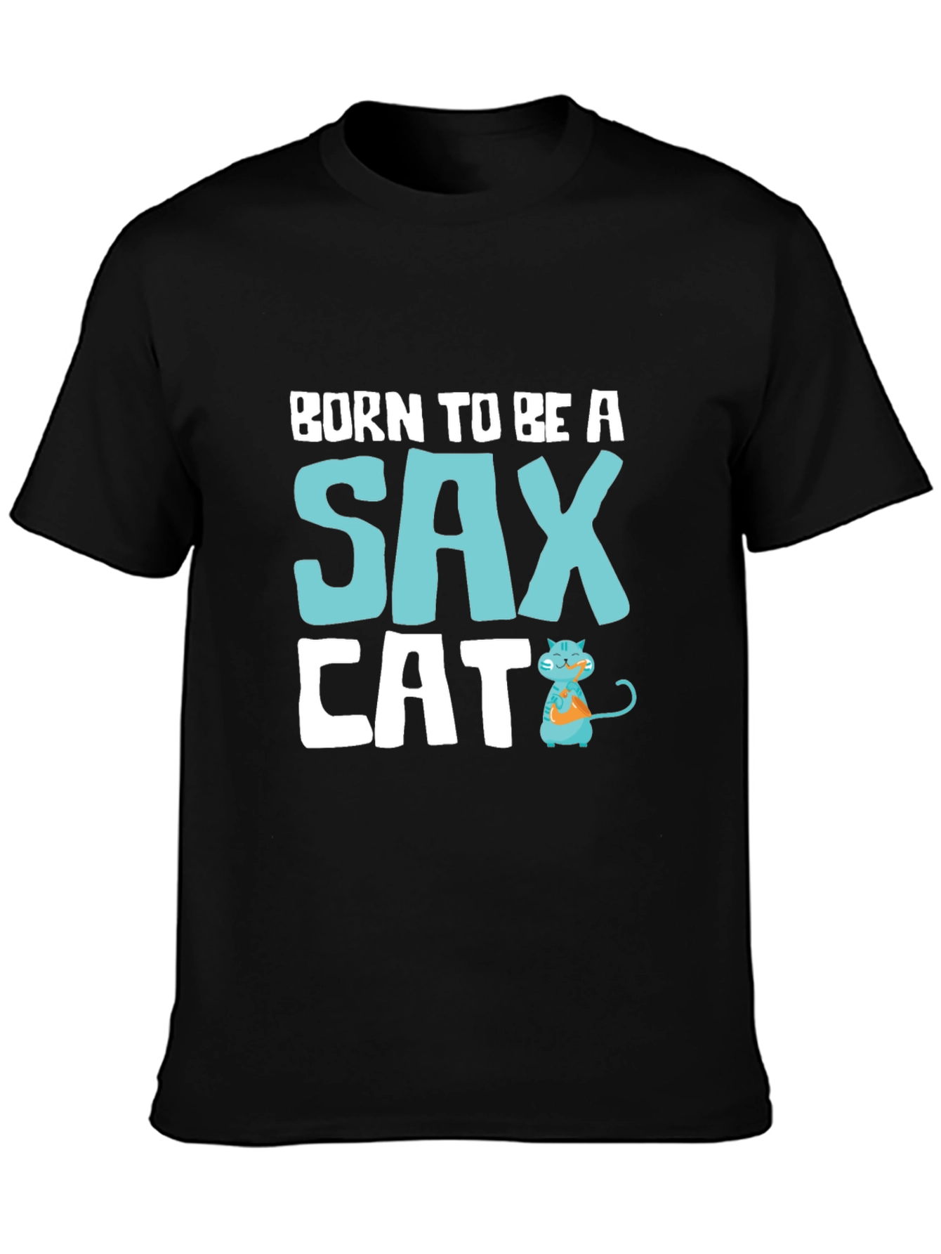 Born to Be a Sax Cat T-Shirt