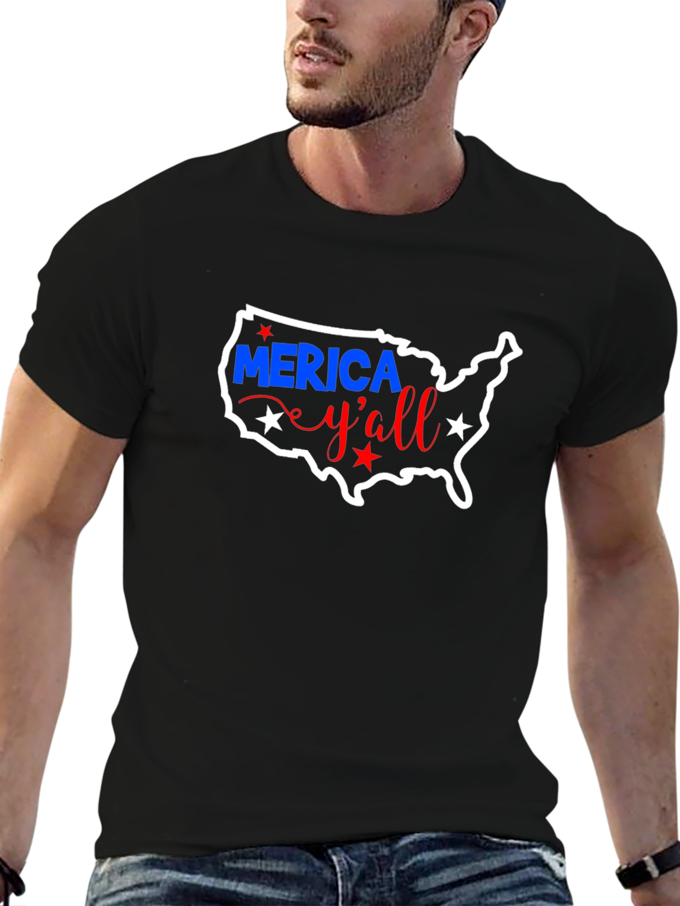 Americana USA Map T-Shirt - Patriotic Yall