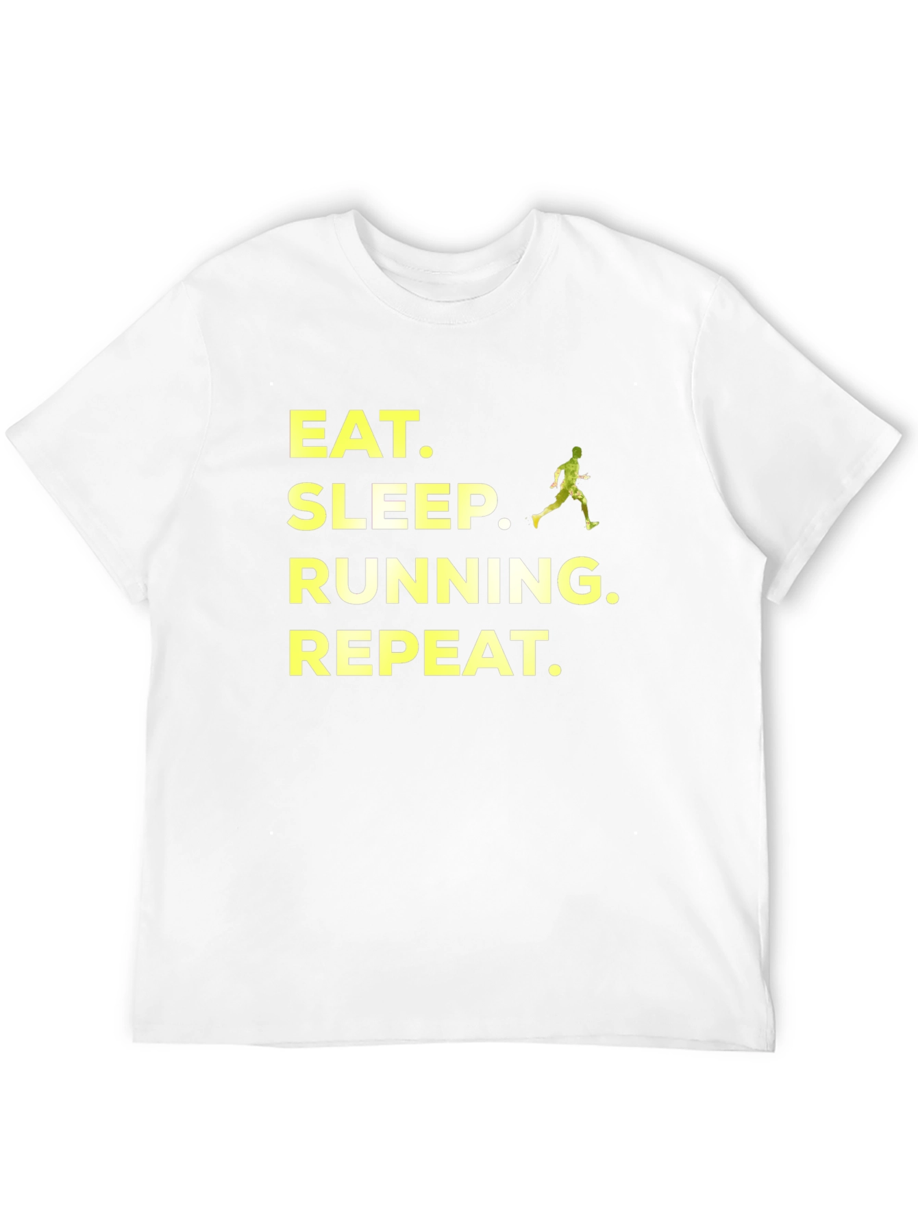 Eat Sleep Running Repeat Black T-Shirt