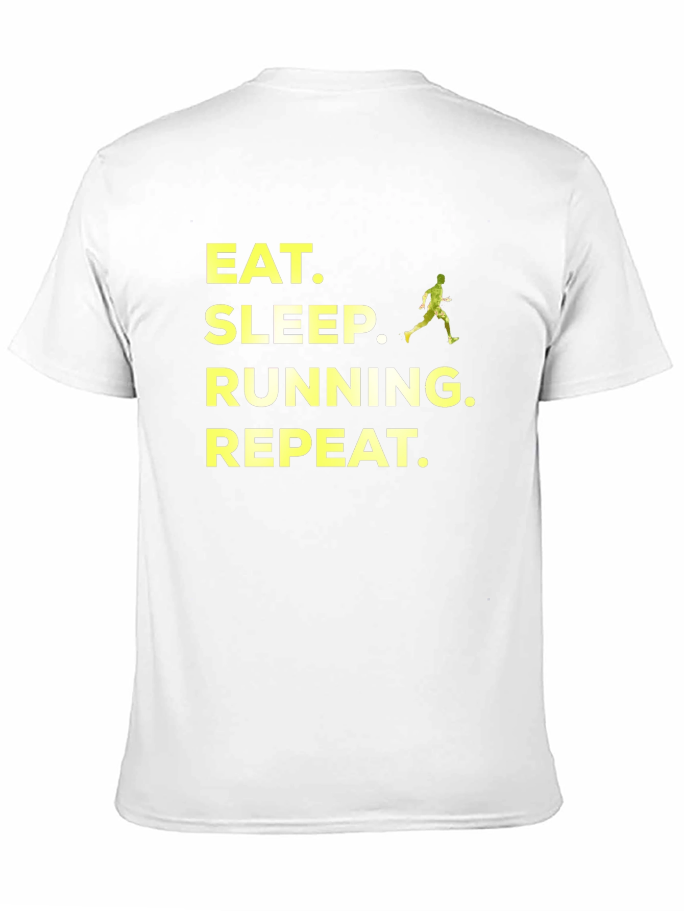 Eat Sleep Running Repeat Black T-Shirt