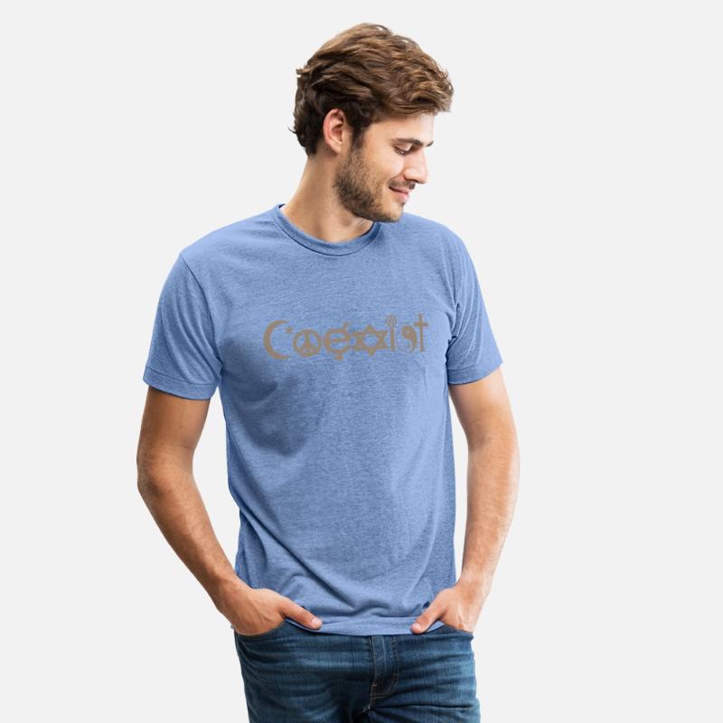 coexist bumper sticker merch shirt