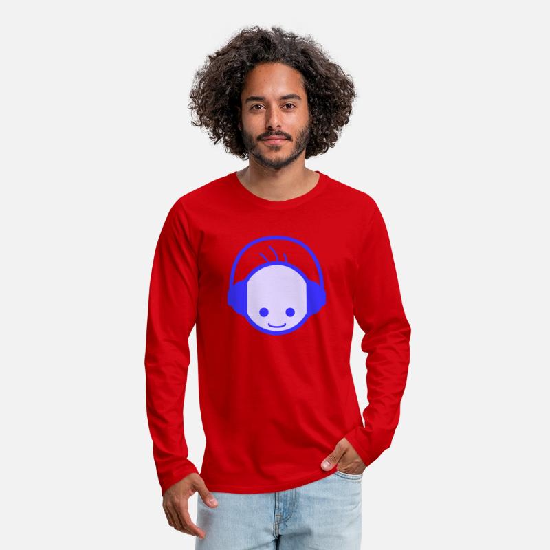 Cool Happy Man DJ Head Party Music Club Face Logo