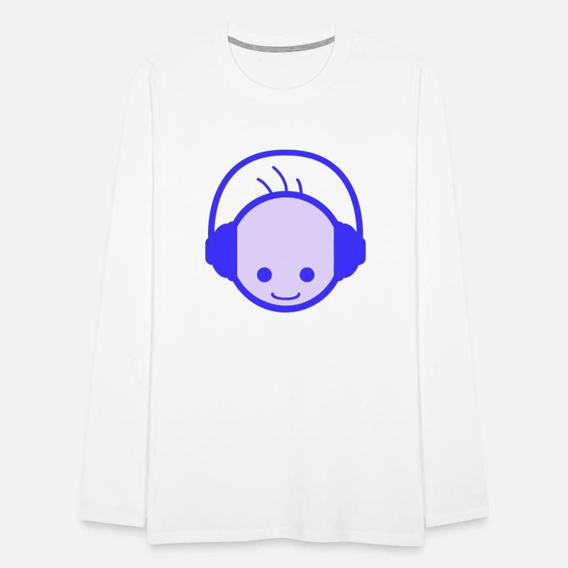 Cool Happy Man DJ Head Party Music Club Face Logo