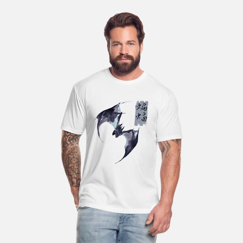 Cool Japanese Bat Art with Kanji