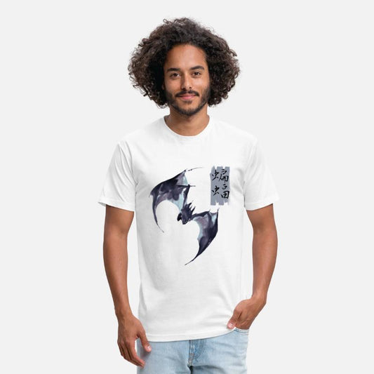 Cool Japanese Bat Art with Kanji