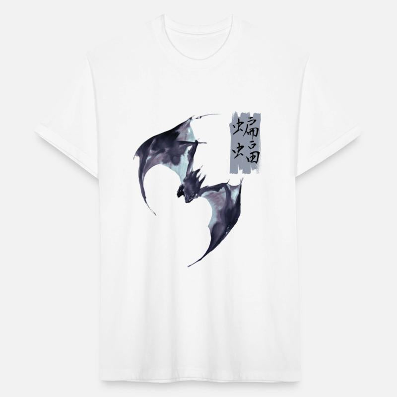 Cool Japanese Bat Art with Kanji