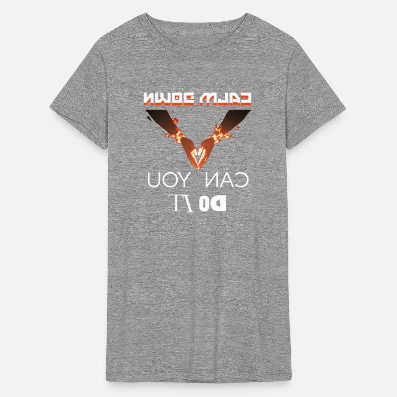 cool playful typography: calm down, you can do it!