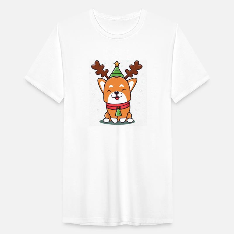 Cozy Canines: Corgi Reindeer Christmas Pajamas Gif