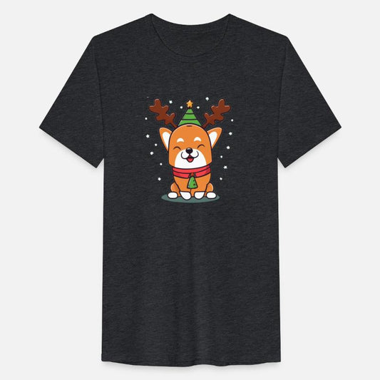 Cozy Canines: Corgi Reindeer Christmas Pajamas Gif
