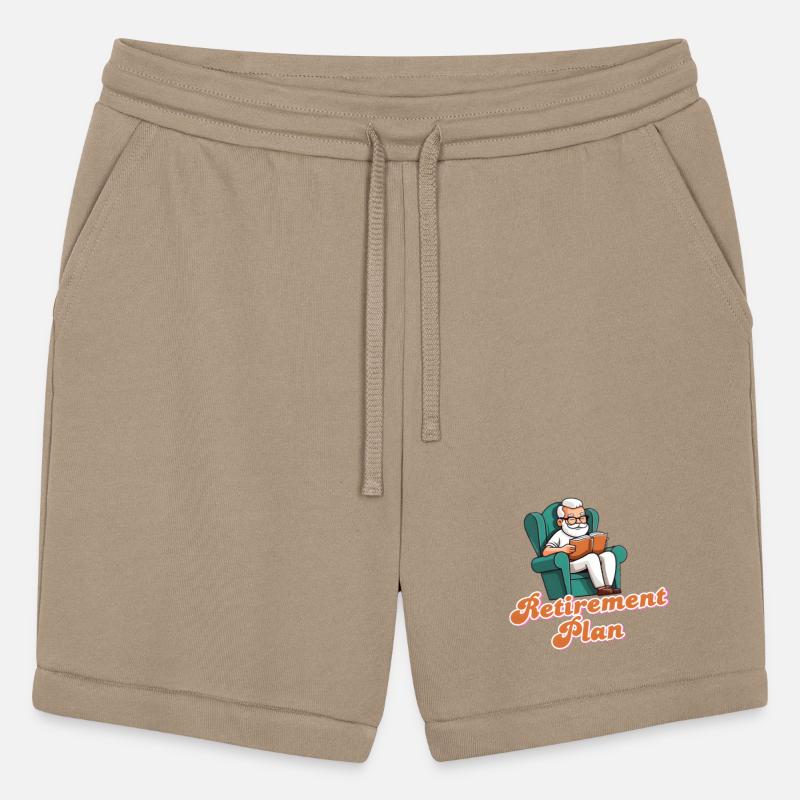 Cozy Retirement Reading Illustration