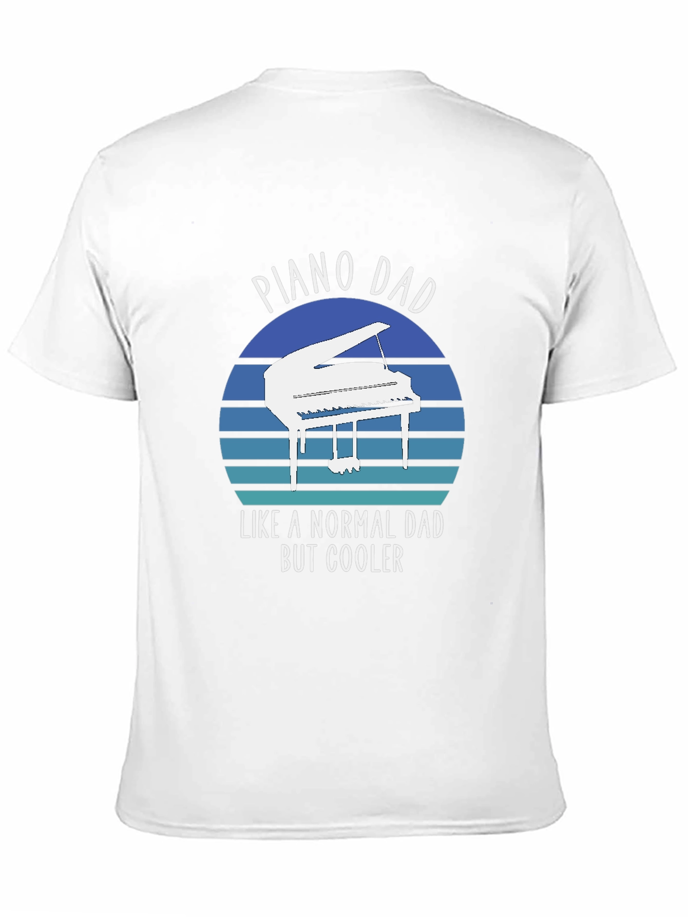 Piano Dad T-Shirt - Cool Dad Tee