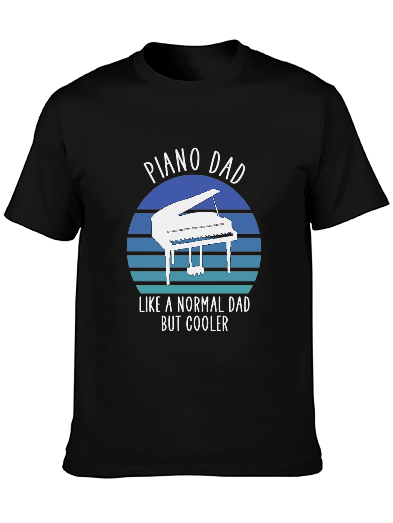 Piano Dad T-Shirt - Cool Dad Tee